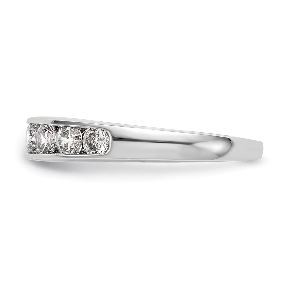 Buy Exclusive 14K White Gold Graduated Channel Band for 7 Stones