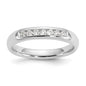 High-Quality 14K White Gold 7-Stone Diamond Band - 1/5 Carat, Stylish Value!-1