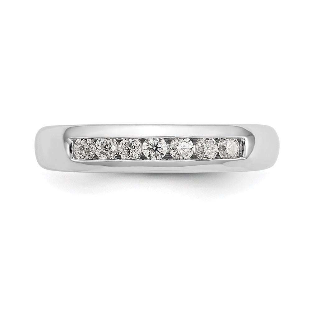 Buy Stylish 14K White Gold 7-Stone Diamond Band with 1/4 Carat Diamonds