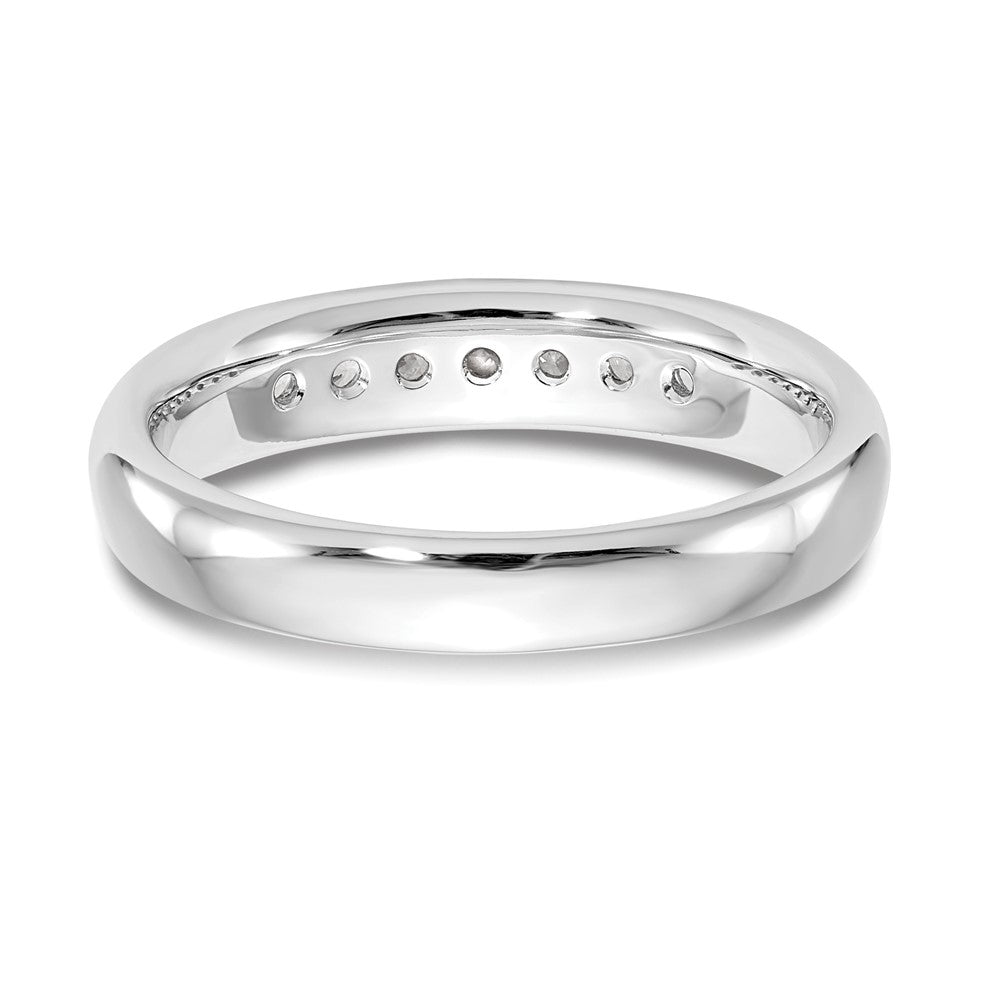 Buy Stylish 14K White Gold 7-Stone Diamond Band with 1/4 Carat Diamonds