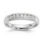 Buy Stylish 14K White Gold 7-Stone Diamond Band with 1/4 Carat Diamonds-1