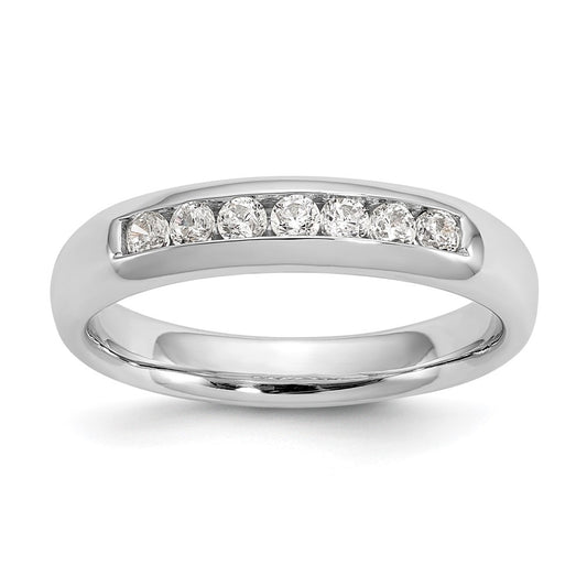 Buy Stylish 14K White Gold 7-Stone Diamond Band with 1/4 Carat Diamonds