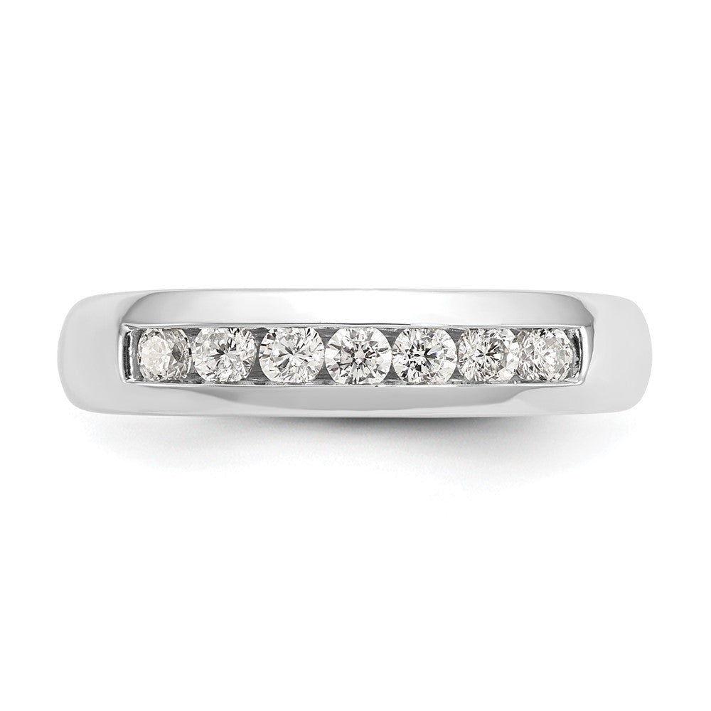Buy Stylish 14K White Gold 7-Stone Diamond Band - 1/3 Carat Total Weight