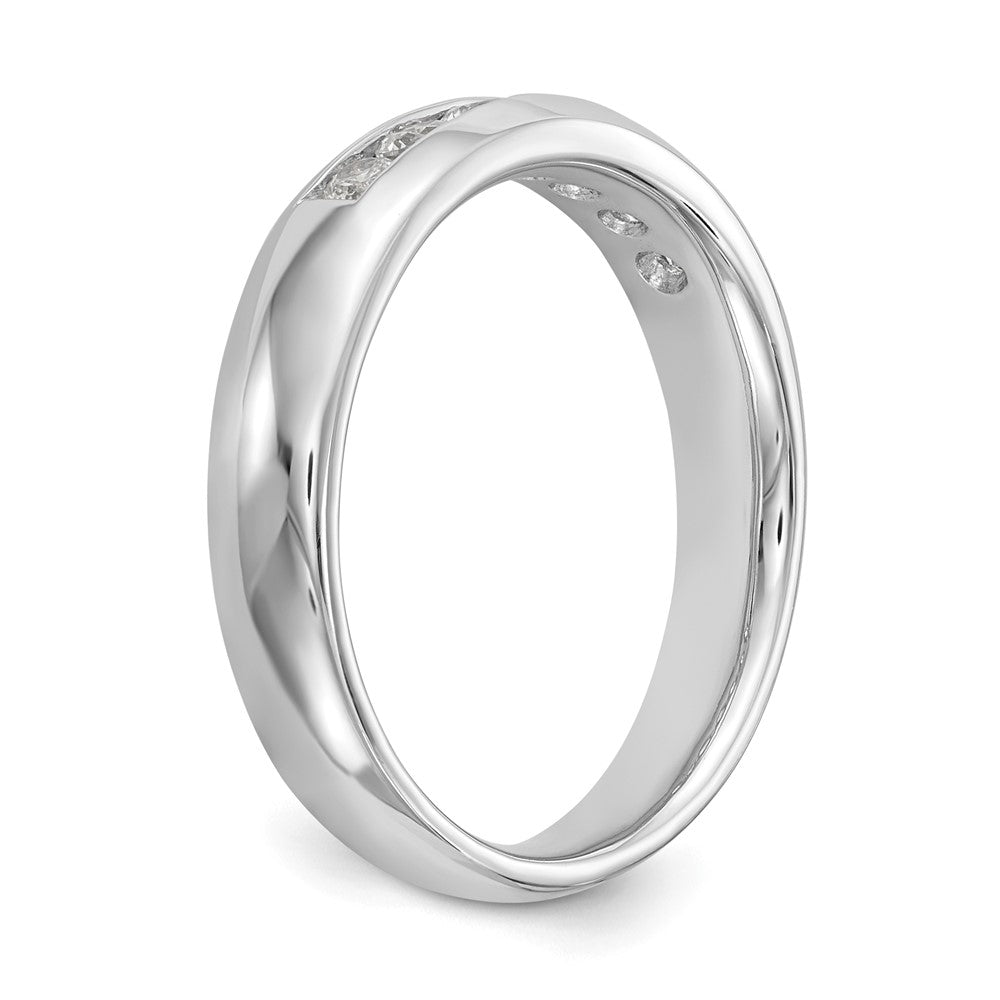 Buy Stylish 14K White Gold 7-Stone Diamond Band - 1/3 Carat Total Weight
