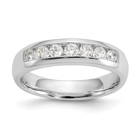 High-Quality 14K White Gold Diamond Band - 1/2 Carat Stylish Value Deal