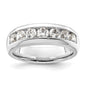 Exclusive 14K White Gold 7-Stone Round Diamond Band - 1 Carat, Stylish Value-1