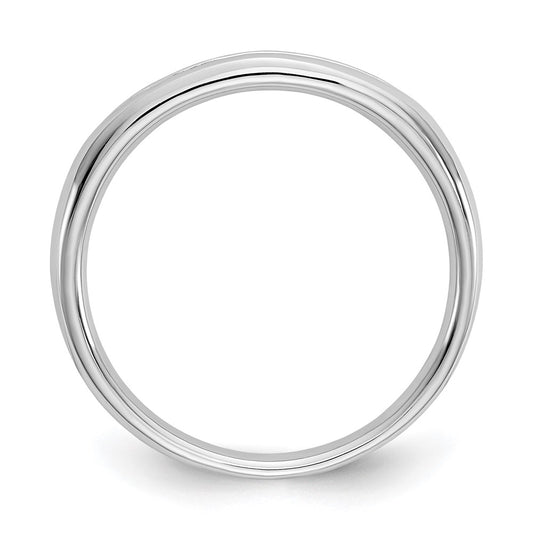 Buy Stylish 14K White Gold 7-Stone Diamond Band with 1/10 Carat Stones