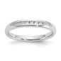 Buy Stylish 14K White Gold 7-Stone Diamond Band with 1/10 Carat Stones-1