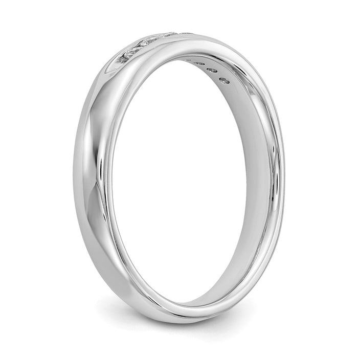 Buy Exclusive 14K White Gold 7-Stone Diamond Band | 1/6 Carat Luxury Style-6