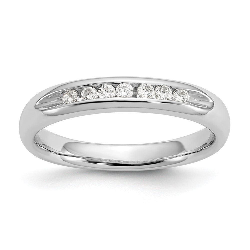 Buy Exclusive 14K White Gold 7-Stone Diamond Band | 1/6 Carat Luxury Style