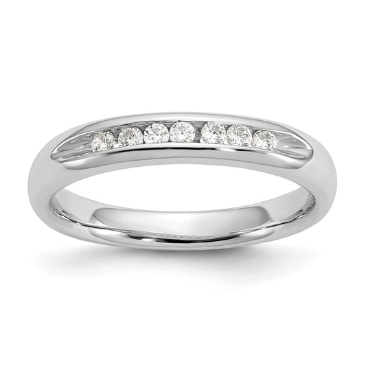 Buy Exclusive 14K White Gold 7-Stone Diamond Band | 1/6 Carat Luxury Style