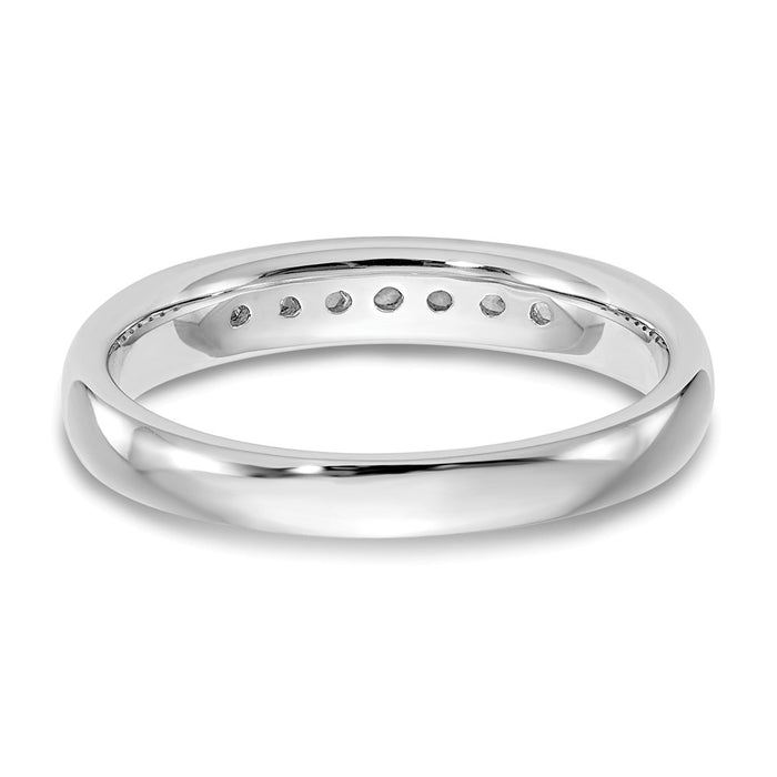 High-Quality 14K White Gold 7-Stone Diamond Band - 1/5 Carat, Stylish Value!-5