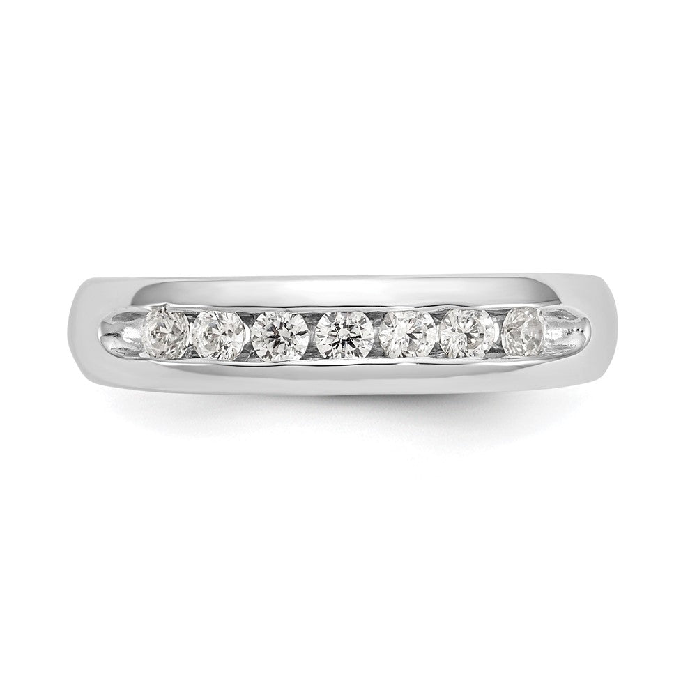 Buy Stylish 14K White Gold Diamond Band - 1/3 Carat, 7-Stone Design