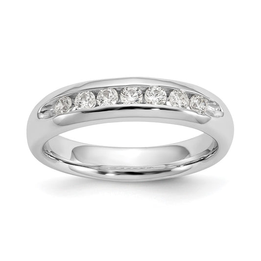 Buy Stylish 14K White Gold Diamond Band - 1/3 Carat, 7-Stone Design