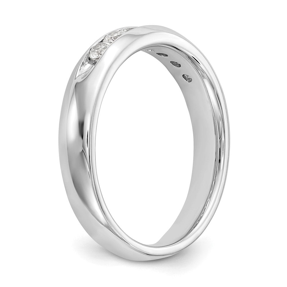 Exclusive 14K White Gold 7-Stone Diamond Band - 1/3 Carat, Stylish Value