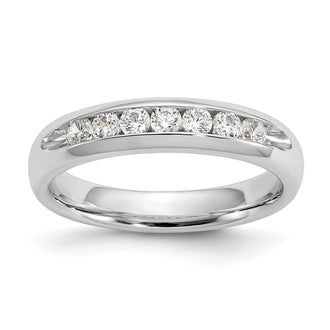 Exclusive 14K White Gold 7-Stone Diamond Band - 1/3 Carat, Stylish Value