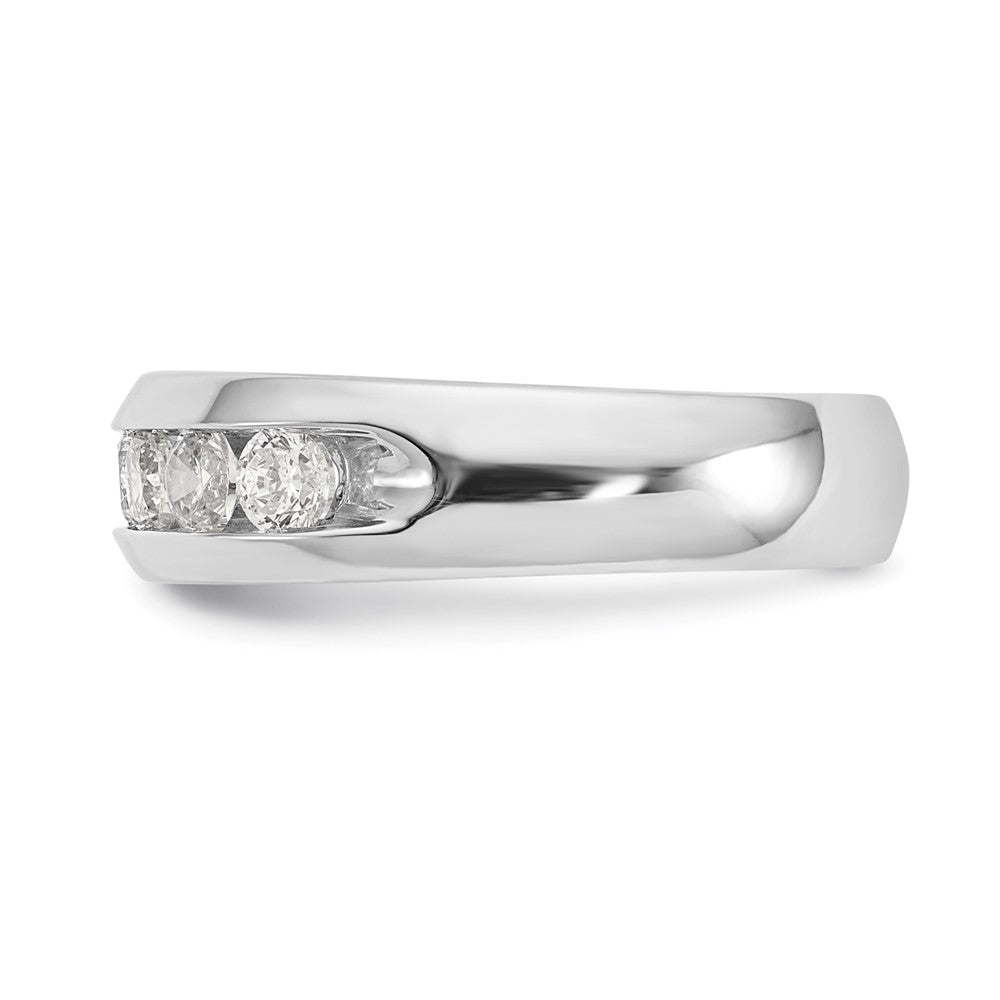 Buy Stylish 14K White Gold 7-Stone Diamond Band - 3/4 Carat Total Weight