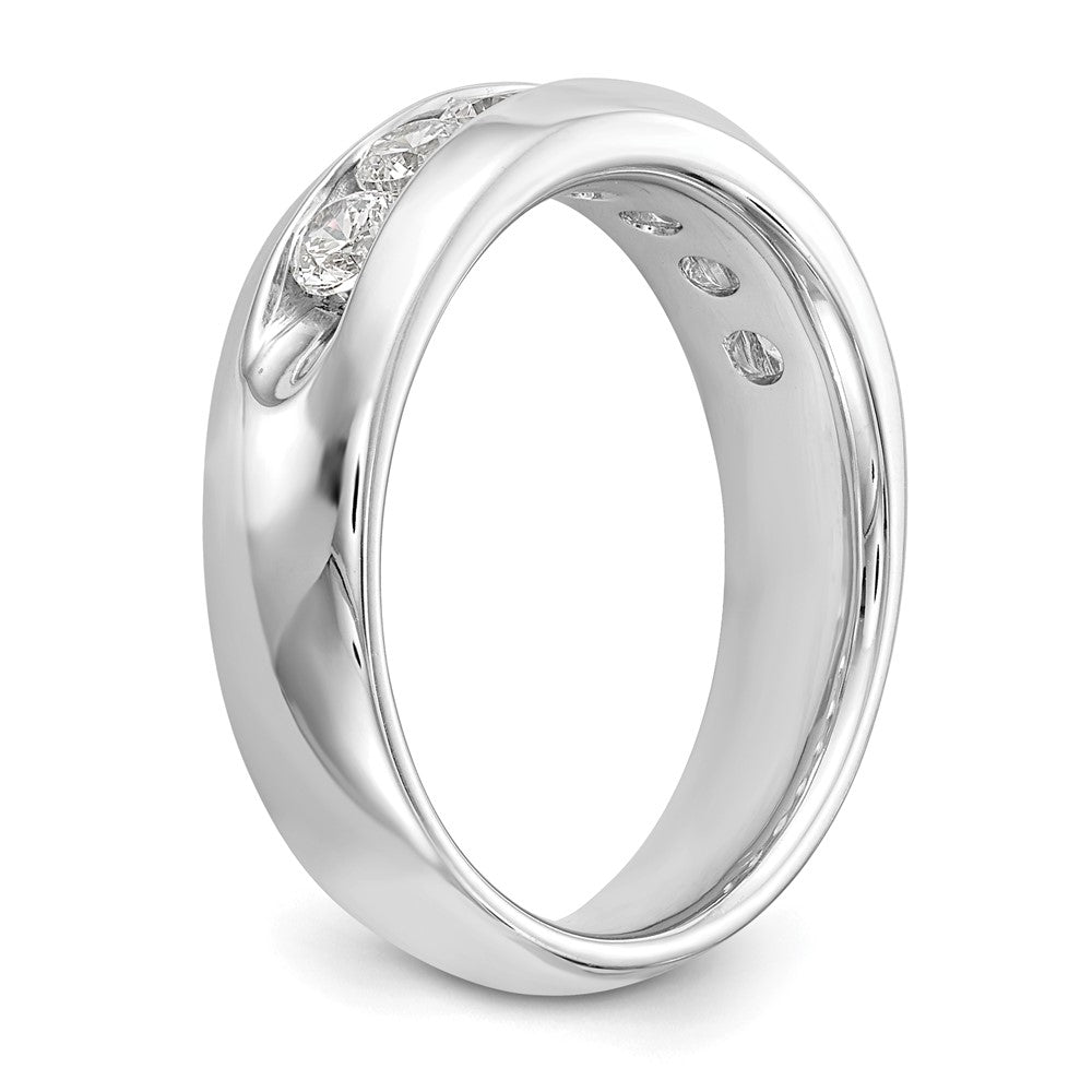 Buy Stylish 14K White Gold 7-Stone Diamond Band - 3/4 Carat Total Weight