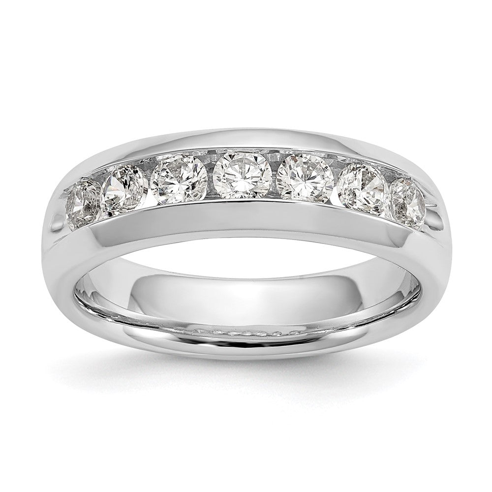 Buy Stylish 14K White Gold 7-Stone Diamond Band - 3/4 Carat Total Weight