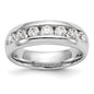 Buy Exclusive 14K White Gold 7-Stone Diamond Band - 1 Carat, Stylish Value-1