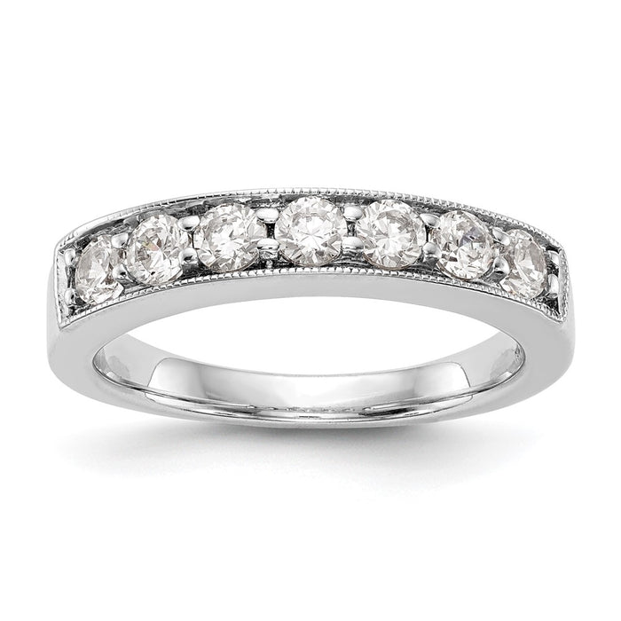 Buy Exclusive 14K White Gold Channel Band for 7 x 2.9mm Stones - Stylish Value!-1