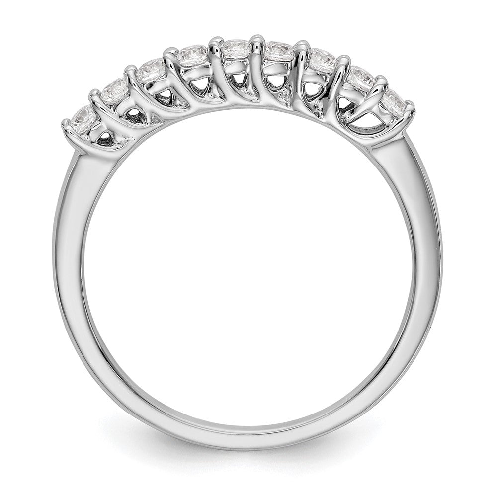 Buy Stylish 14K White Gold Diamond Band Setting for 9 x 2.0mm Stones