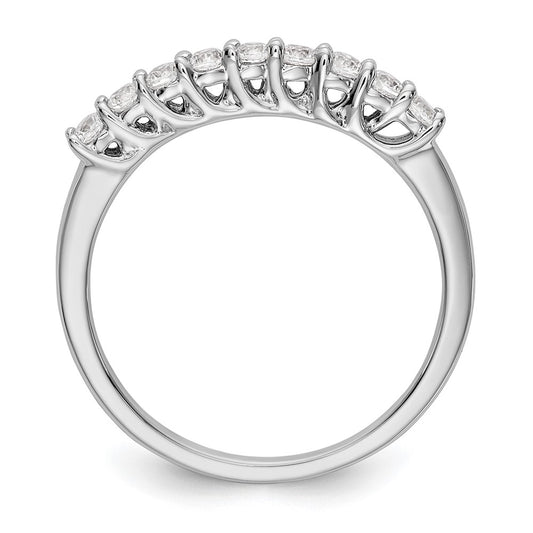 Buy Stylish 14K White Gold Diamond Band Setting for 9 x 2.0mm Stones