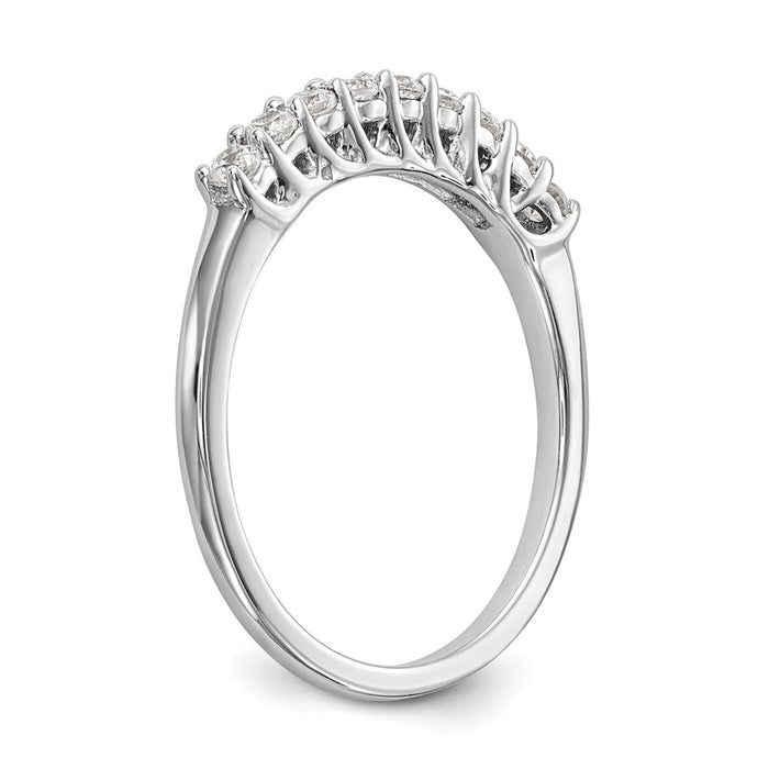 Buy Stylish 14K White Gold Diamond Band Setting for 9 x 2.0mm Stones-6