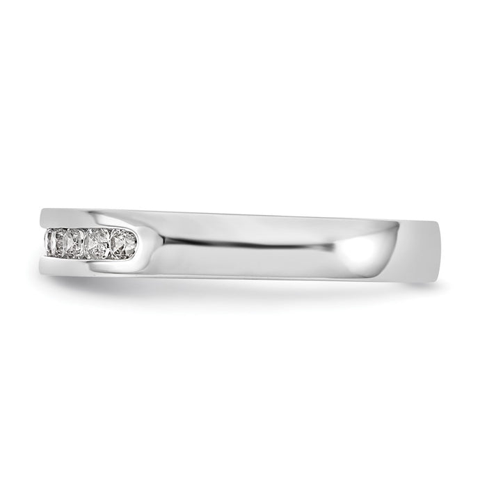 Exclusive Platinum Channel Band Mounting for 9 x 1.9mm Stones - Stylish Value!-3