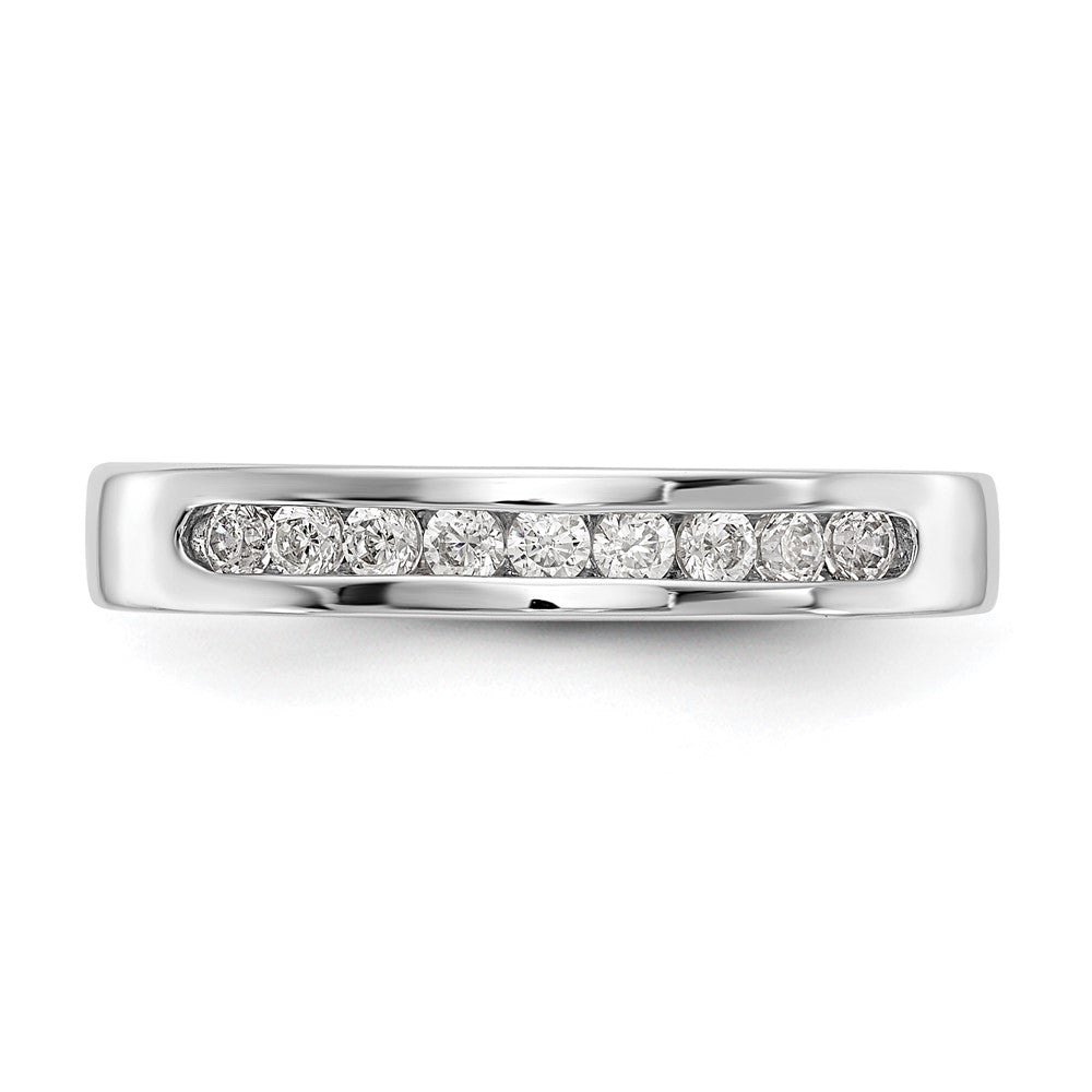 Exclusive Platinum Channel Band Mounting for 9 x 1.9mm Stones - Stylish Value!