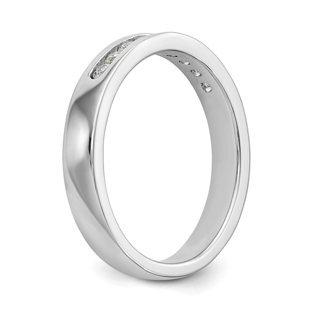 Exclusive Platinum Channel Band Mounting for 9 x 1.9mm Stones - Stylish Value!