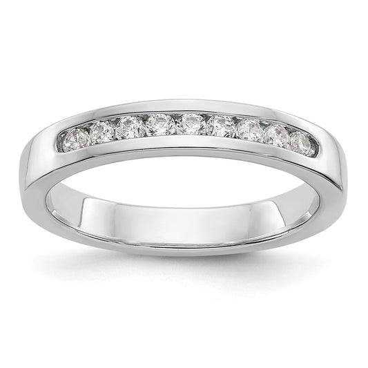 Exclusive Platinum 9-Stone Band with 1/4 Carat Diamonds - Stylish Luxury