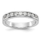 High-Quality 1/2 Carat Round Diamond Channel Set Band in Platinum - Stylish Value!-1