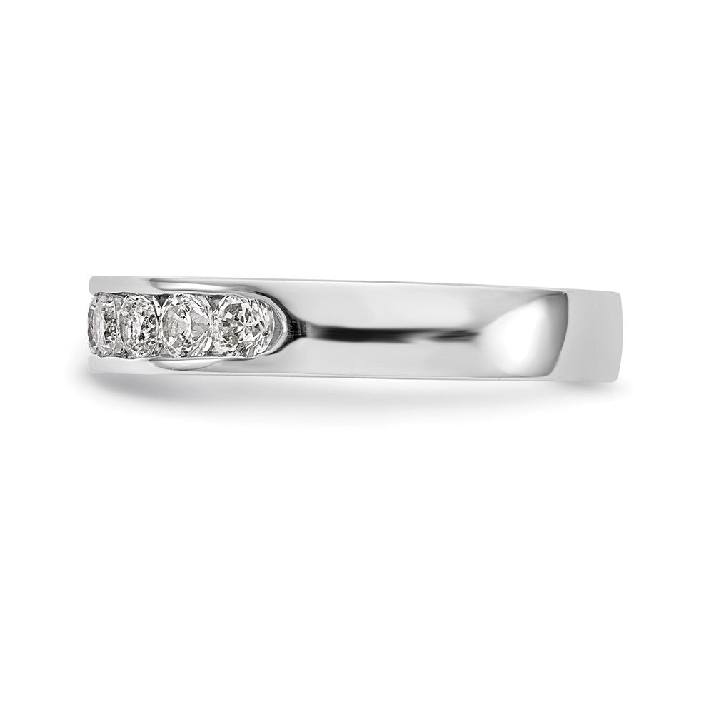 Exclusive Platinum Channel Band Mounting for 9-Stone - Stylish & Durable