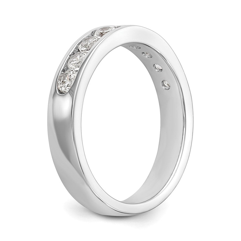 Buy Stylish Platinum 9-Stone Band with 7/8 Carat Round Diamonds - Luxury Value!