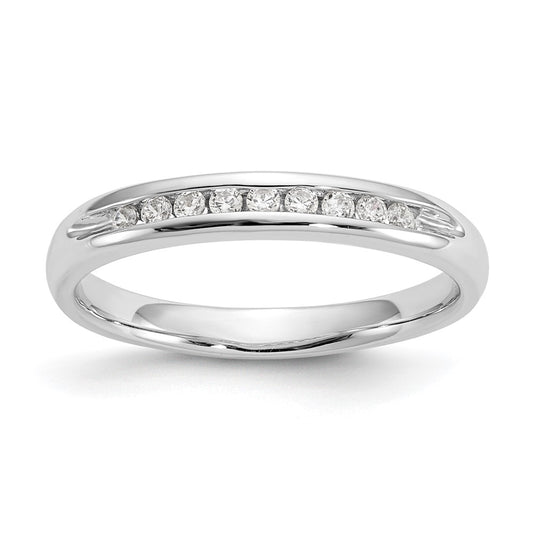 Buy Exclusive 14K White Gold Diamond Band | 9-Stone, 1/8 Carat, Stylish Value