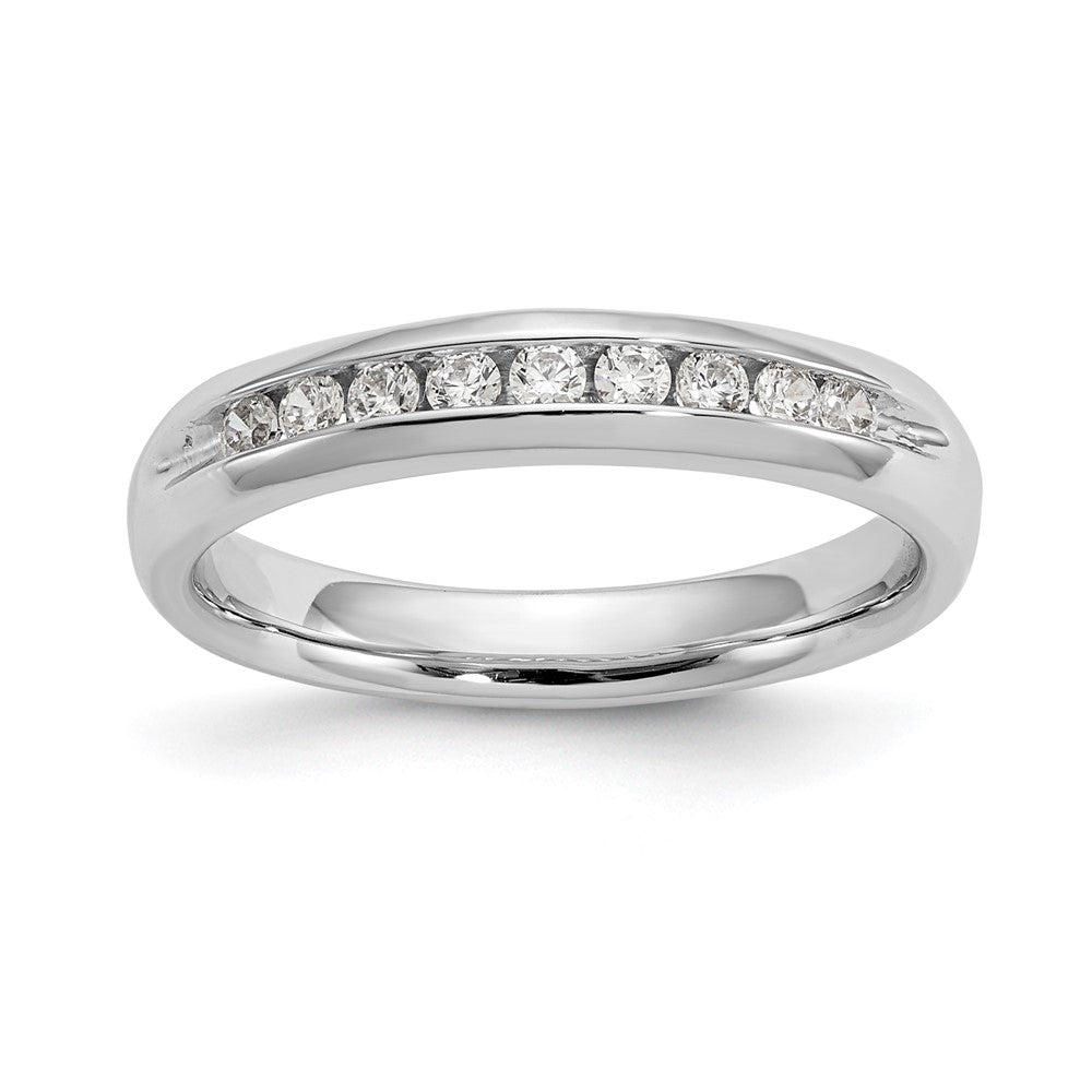 Buy Stylish 14K White Gold 9-Stone Diamond Band - 1/5 Carat Value Deal