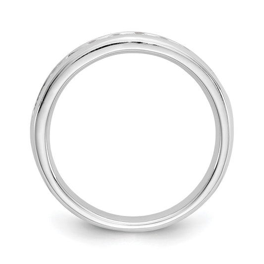 Buy Exclusive 14K White Gold 9-Stone Diamond Band - 3/8 Carat, Stylish Value!