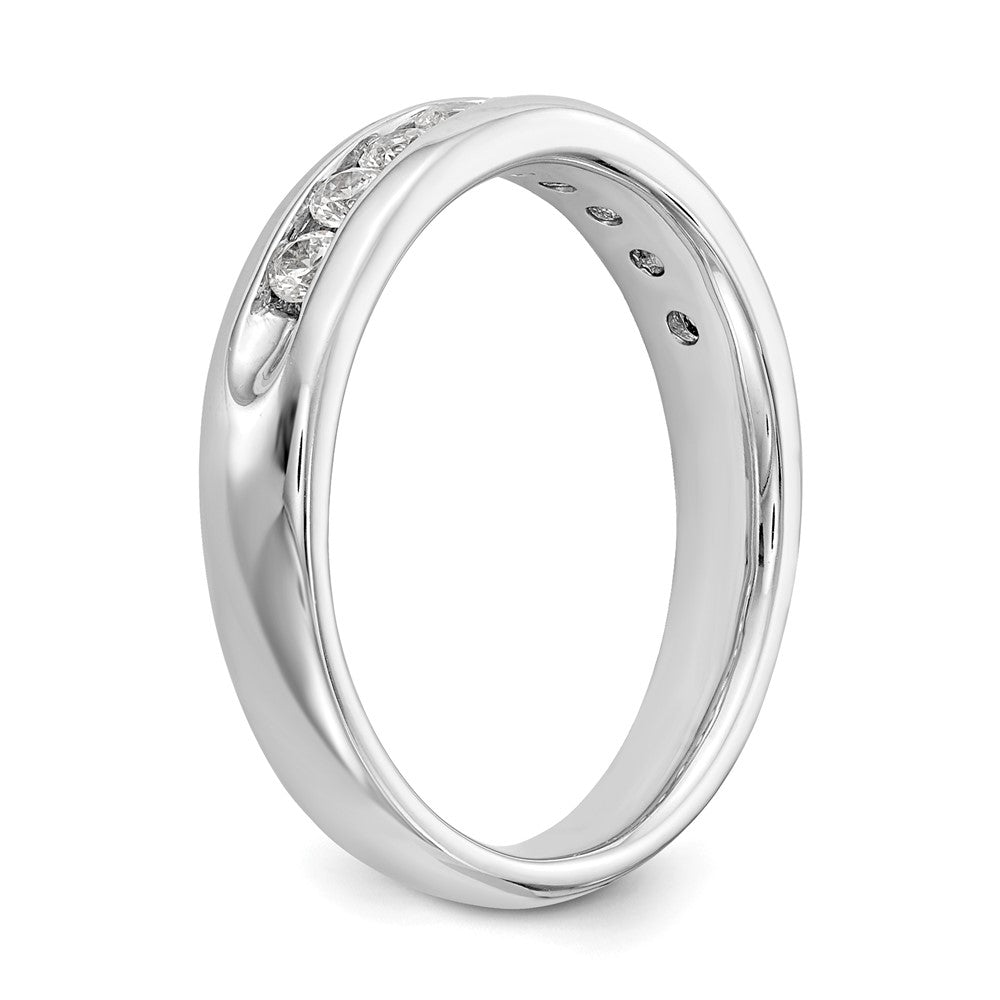 Buy Exclusive 14K White Gold 9-Stone Diamond Band - 3/8 Carat, Stylish Value!