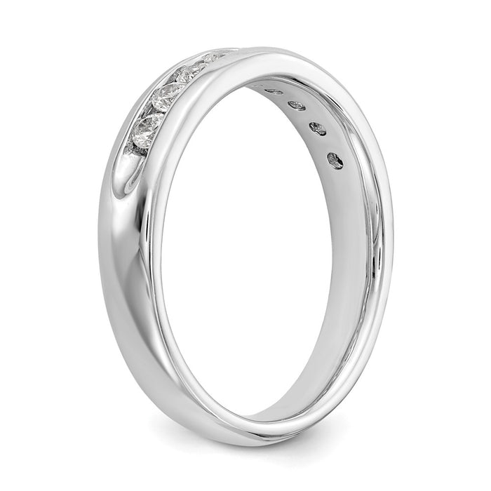 Buy Exclusive 14K White Gold 9-Stone Diamond Band - 3/8 Carat, Stylish Value!-6