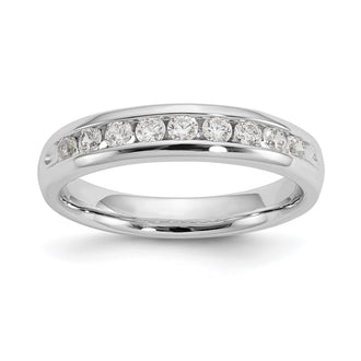 Buy Exclusive 14K White Gold 9-Stone Diamond Band - 3/8 Carat, Stylish Value!