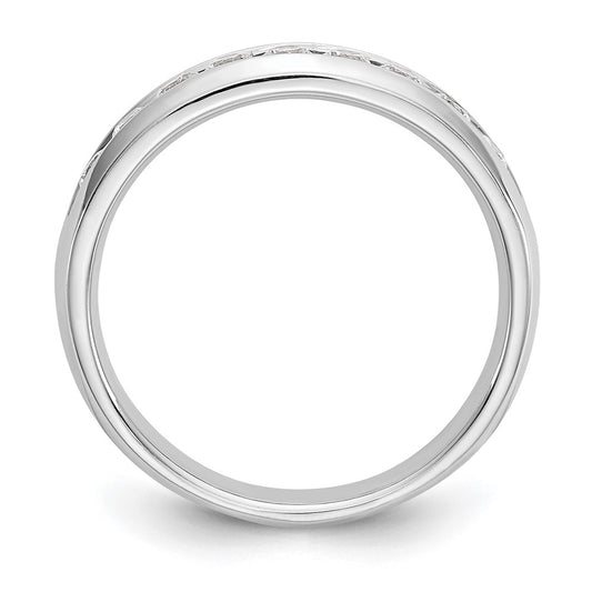 Buy Stylish 14K White Gold 9-Stone Diamond Band - 1/2 Carat Luxury Design