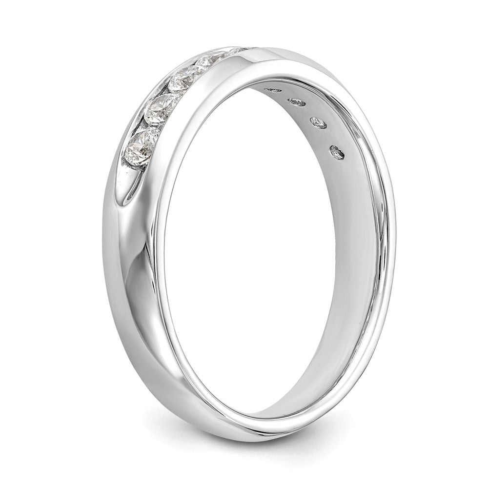 Buy Stylish 14K White Gold 9-Stone Diamond Band - 1/2 Carat Luxury Design