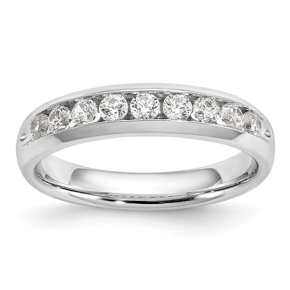 Buy Stylish 14K White Gold 9-Stone Diamond Band - 1/2 Carat Luxury Design