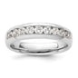 High-Quality 14K White Gold 9-Stone 3/4 Carat Diamond Channel Set Band - Stylish Value-1
