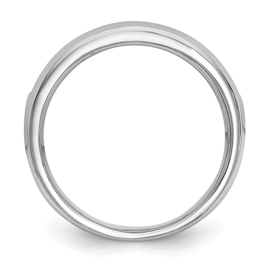 Exclusive 14K White Gold 1 Carat Round Diamond Band - Stylish 9-Stone Channel Set