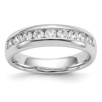 Buy 14K White Gold Channel Band - Stylish Mounting for 9 x 3.0mm Gems