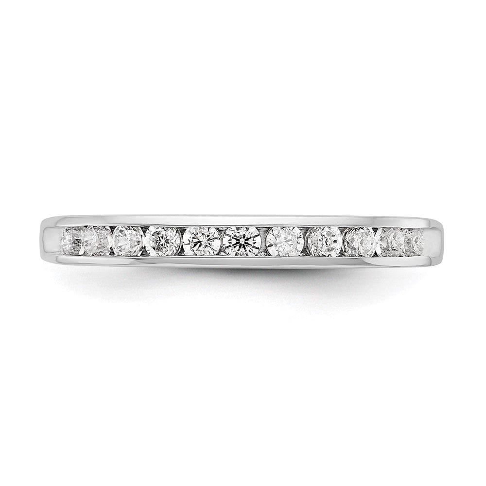 Buy Exclusive 14K White Gold Diamond Channel Band - 1/3 Carat, Stylish Design