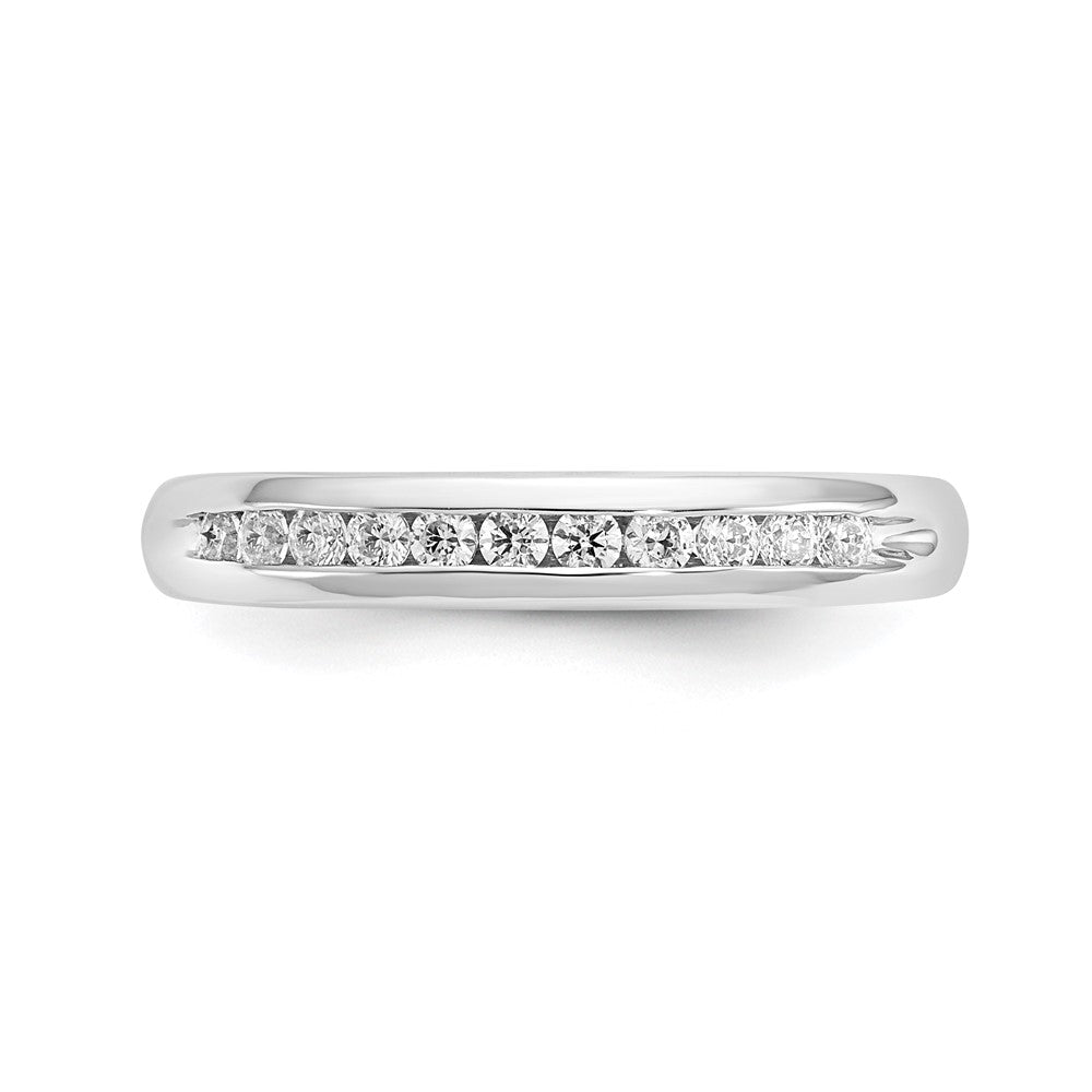 High-Quality 14K White Gold 11-Stone Diamond Band | Stylish 1/4 Carat Value