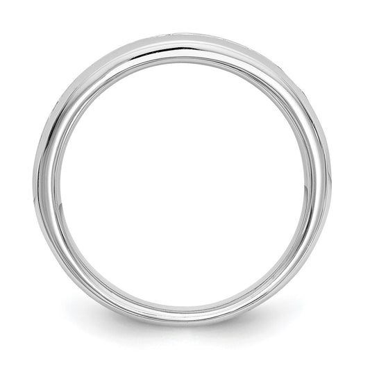 Buy Stylish 14K White Gold Channel Set Band - 3/4 Carat Round Diamonds, 11-Stone